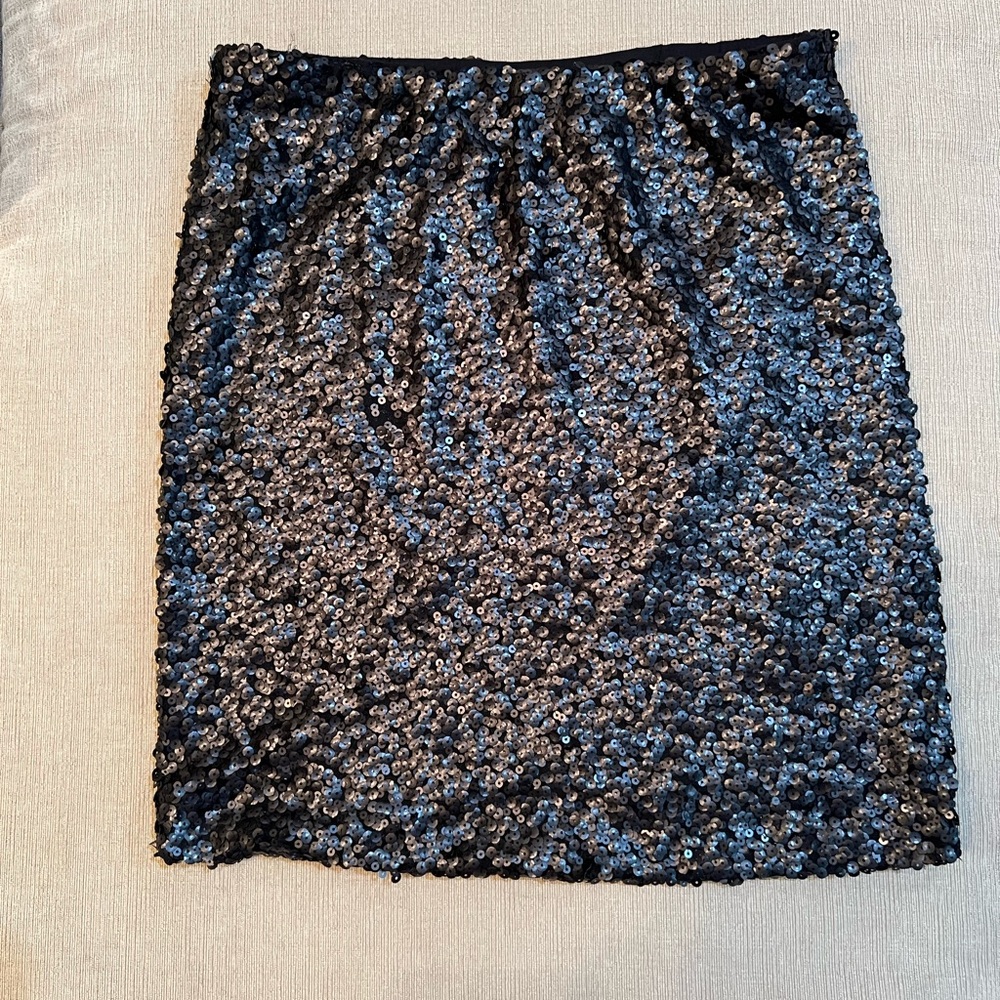 Express black sequins skirt, stretchy